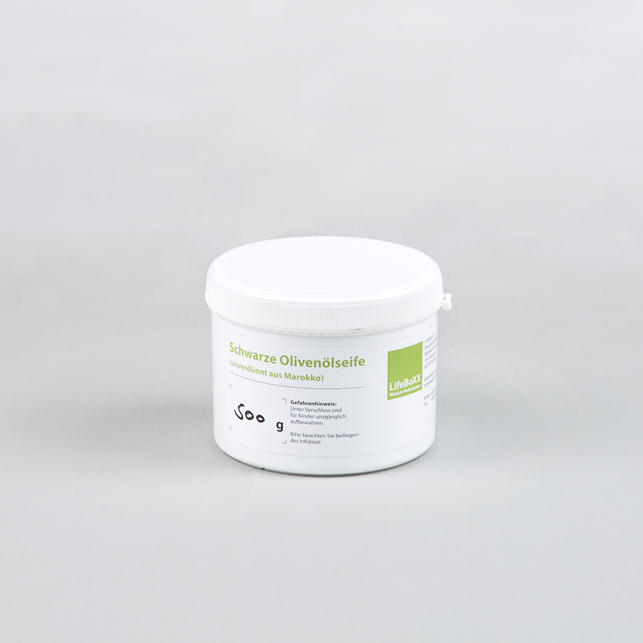 Schwarze Olivenölseife