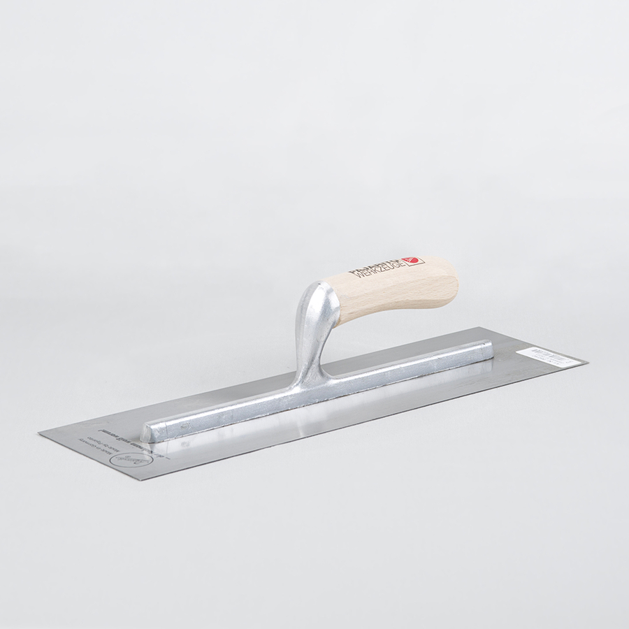 Glättekelle für Estrichleger (Stahlspachtel) 400 x 116 mm
